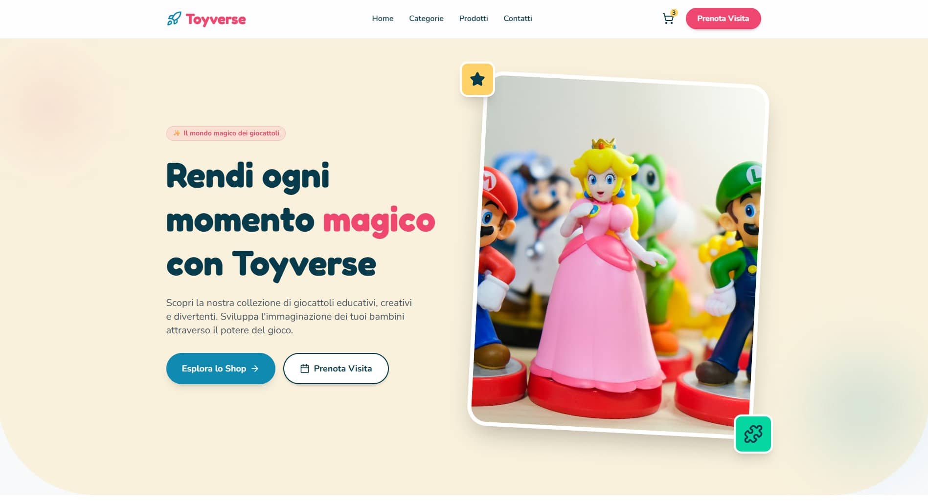 Sito Toyverse Giocattoli — negozio di giocattoli